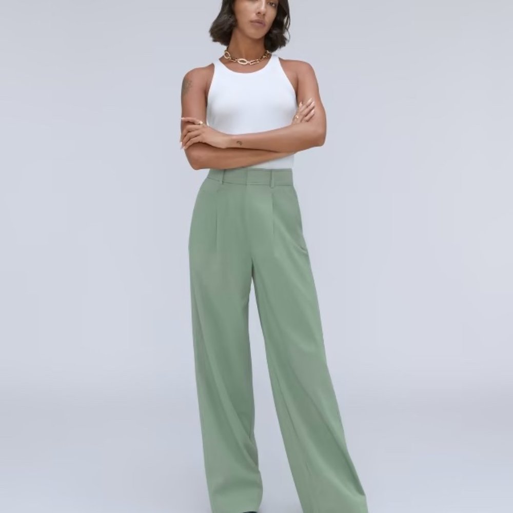 EVERLANE The Way-High Drape Pant Size 0
